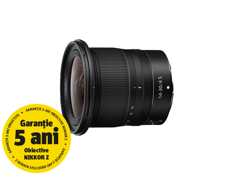 Obiectiv foto mirrorless Nikon Z 14-30mm f/4 S NIKKOR