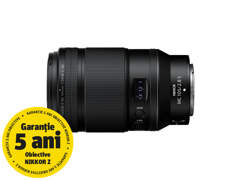 Obiective foto mirrorless Nikon Z 105mm f/2.8 VR S MC NIKKOR