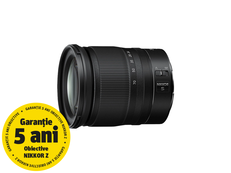 Obiectiv foto mirrorless Nikon Z 24-70mm f/4 S NIKKOR