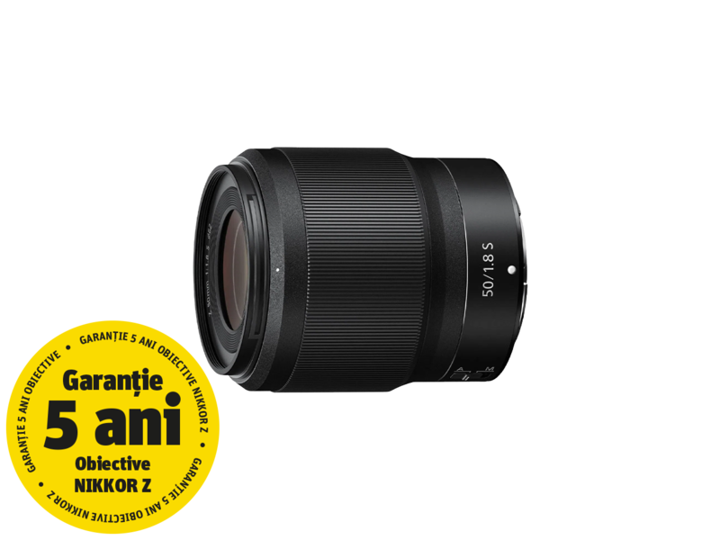 Obiectiv foto mirrorless Nikon Z 50mm f/1.8 S NIKKOR