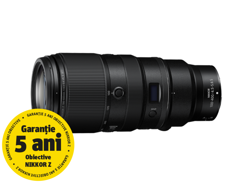 Obiectiv foto mirrorless Nikon Z 100-400mm f/4.5-5.6 VR S NIKKOR