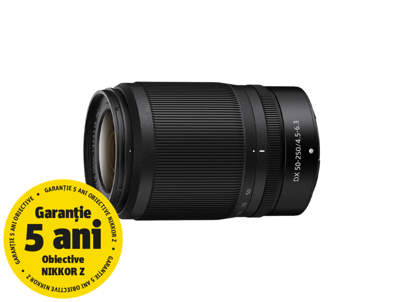 Obiective foto mirrorless Nikon Z DX 50-250mm f/4.5-6.3 VR NIKKOR