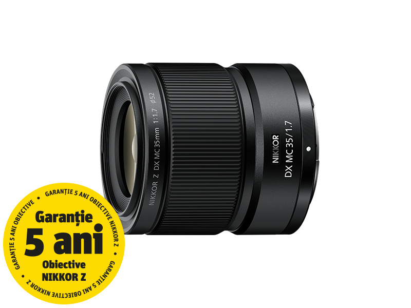 Obiectiv foto mirrorless Nikon Z DX MC 35mm f/1.7 NIKKOR