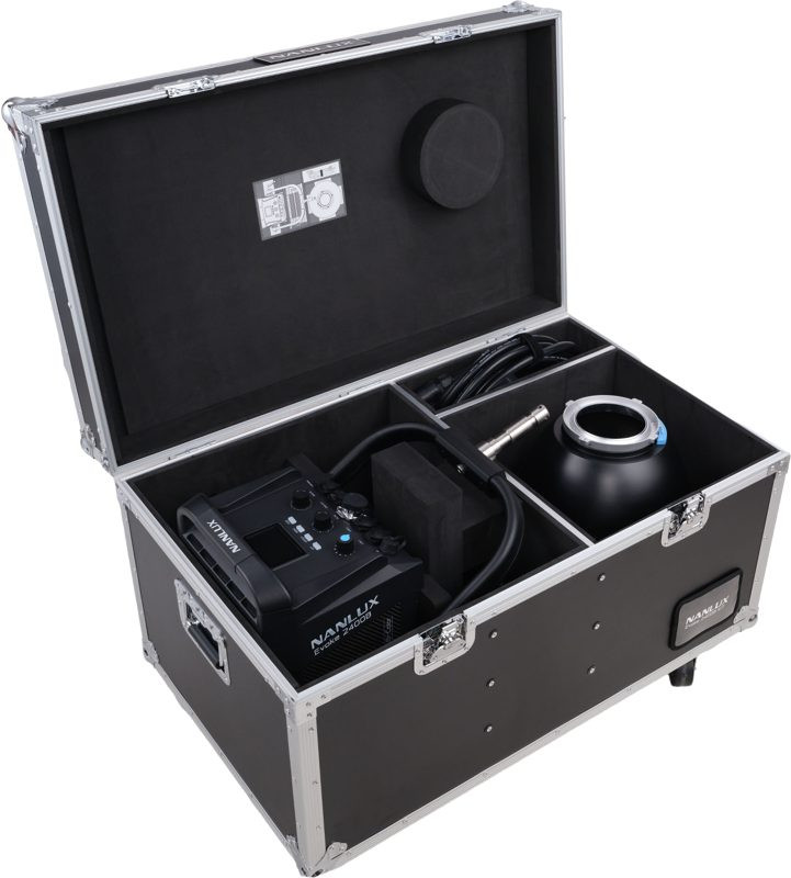 NANLUX Flight Case pentru Evoke 2400B, Compatibil Reflector 45 Grade, Cod CC-EV2400-FT - Imagine 2