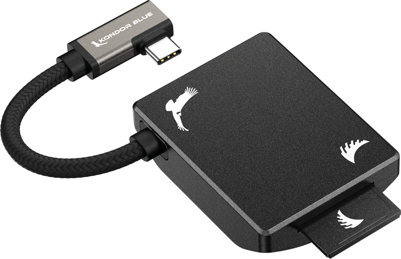 Angelbird Kondor Blue SD Recording Module (MagSafe Compatible External) Raven Black, Card reader cu MagSafe - imagine 4