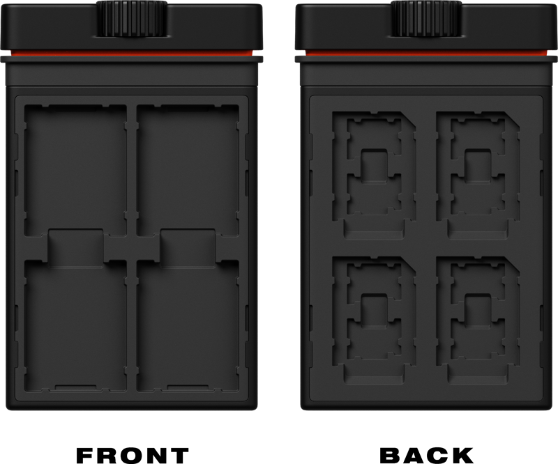 PolarPro Memory Card Case Slate CFEB Edition II Desert, ETUI CARD MEMORIE - imagine 2