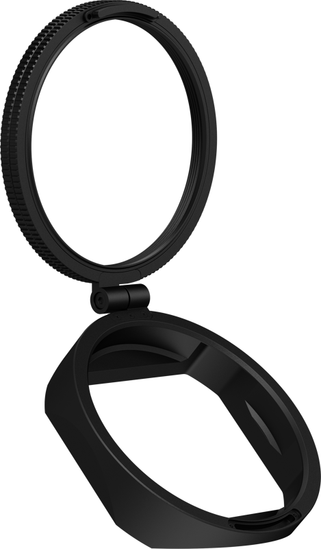 PolarPro MagFlip Hood for Leica Q3 (28 & 43mm) Black - imagine 2
