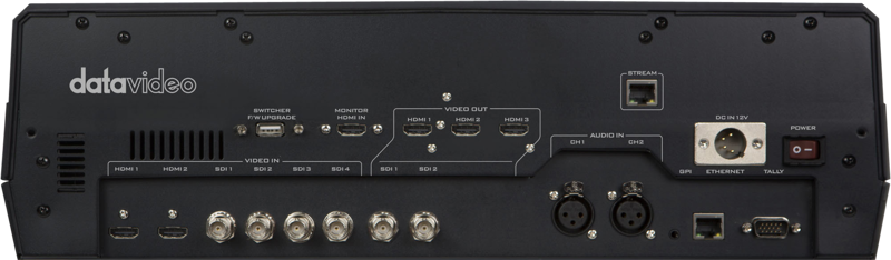 Datavideo HS-1300 6-Channel HD Portable Video Streaming Studio - imagine 3