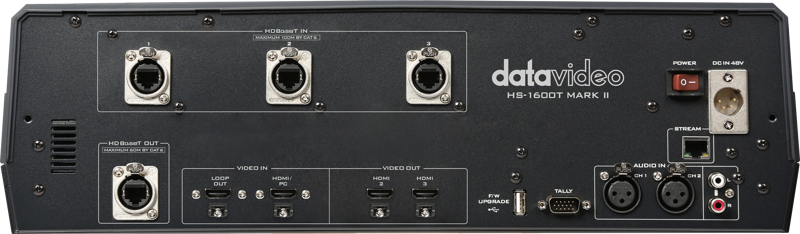 Datavideo HS-1600T MKII HDBaseT Portable Video Streaming Studio - imagine 2