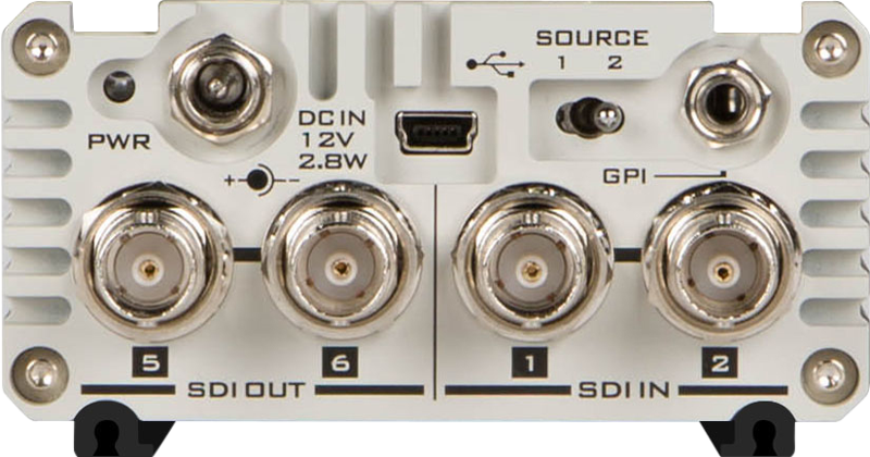 Datavideo VP-597 3G/HD/SD-SDI Distribution Amplifier 1-6 - imagine 3