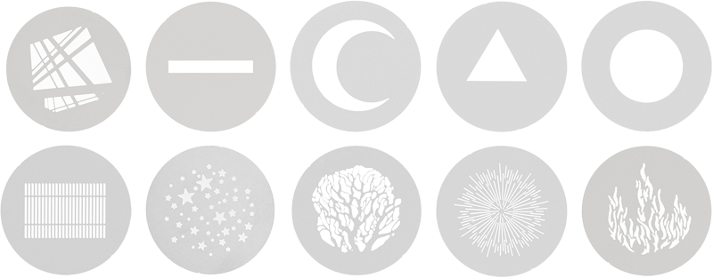 SmallRig 4939 SP-mini RCmini Mount Proiector Optic cu 10 forme Gobo pentru RC 60B / RC 100B - imagine 6