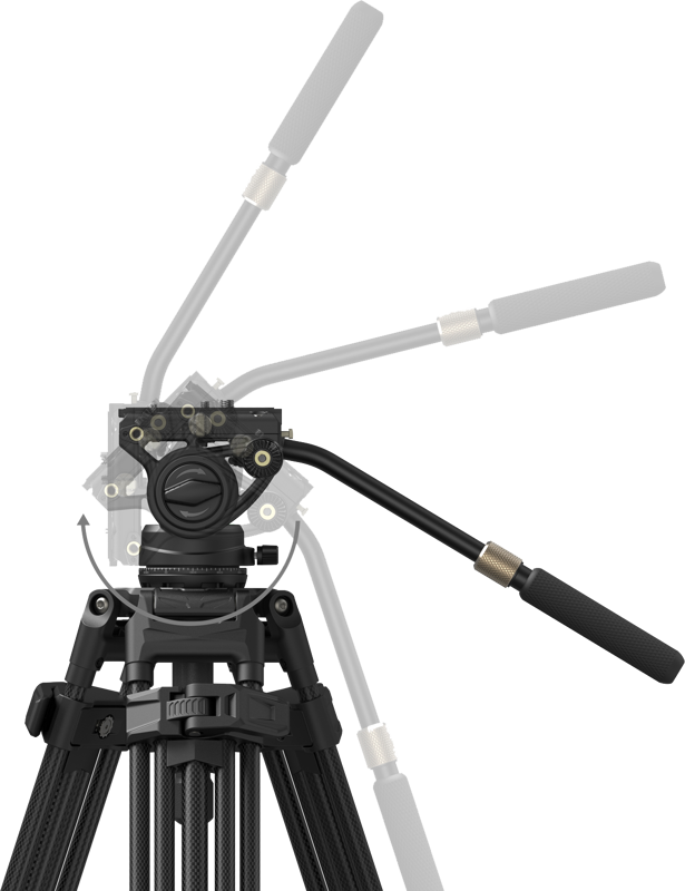 SmallRig 5111 Heavy-Duty Tripod Kit AD-80S - imagine 2