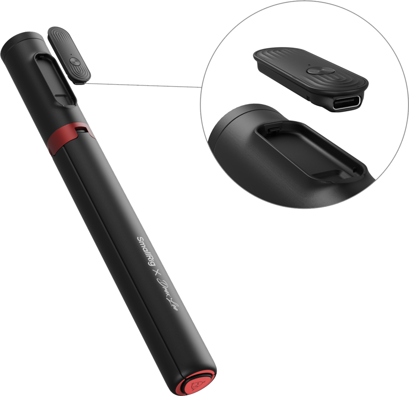 SmallRig 5292 x Drex Lee Boom Selfie Stick ST30 Lite Black - imagine 3