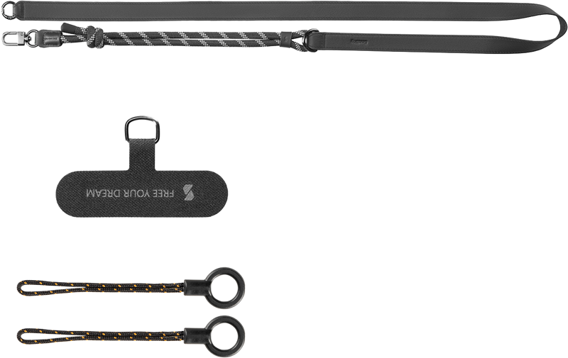 SmallRig 4989 FilMov Phone Shoulder Strap Black - imagine 2