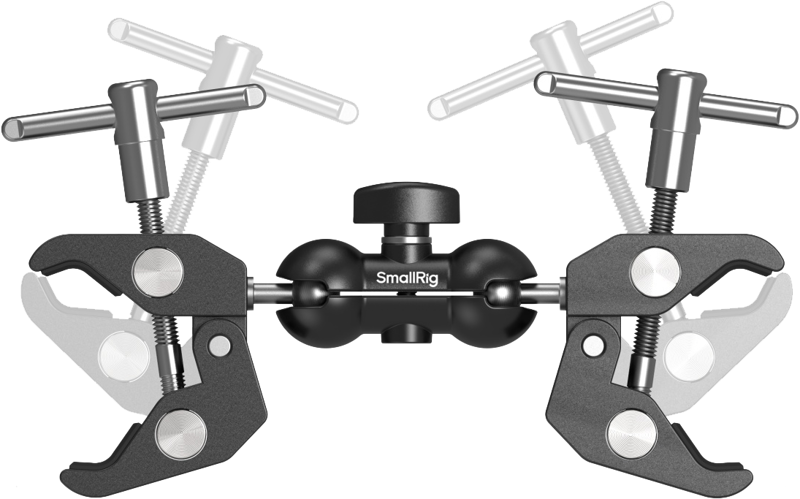 SmallRig 5331 Double Head Crab-Shaped Clamp - imagine 2