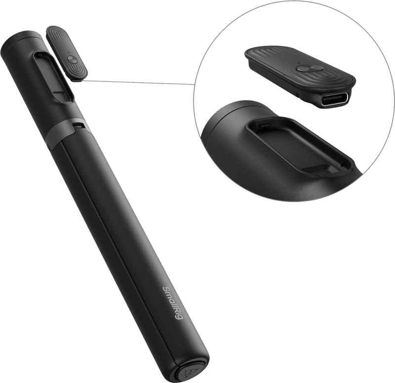 SmallRig 5291 ST30 Lite One-Touch Deploy Selfie Stick Tripod, Trepied pentru smartphone - imagine 3