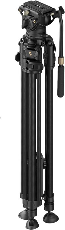 SmallRig 5201 Video Carbon Fiber Tripod Kit AD-50 Max - imagine 4