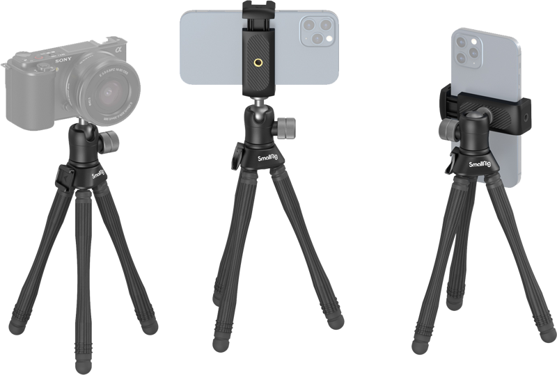 SmallRig 3446 BeautyPod 1.5K Flexible Mini Tripod BT-15, Trepied smartphone - imagine 5