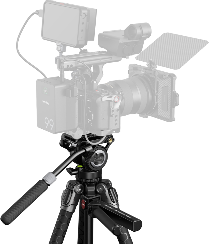 SmallRig 5305 x Potato Jet TRIBEX SE Hydraulic Tripod - imagine 4