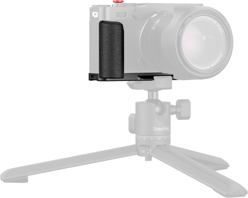 SmallRig 5448 L-Shaped Mount Plate with Silicone Handle for FUJIFILM X-E5 Black - imagine 4