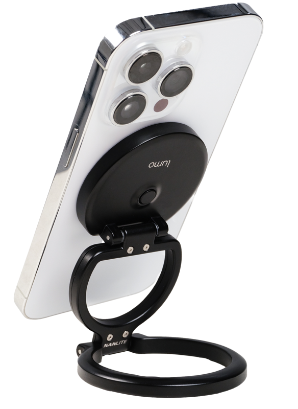 Nanlite Lumo LED Phone Ring Light Polar Black - imagine 4