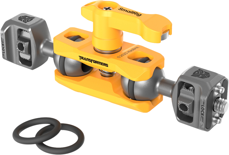SmallRig 5522 Magic Arm Support with Dual Ball Heads 1/4â€-20 Screwsï¼ˆBumbleBee Editionï¼‰ - imagine 2