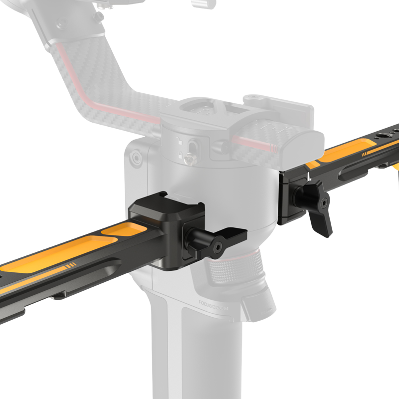 SmallRig 5526 Dual Handgrip for DJI RS 2 / RSC 2 / RS 3 / 3 Pro / RS 4 / 4 Proï¼ˆBumbleBee Edition) - imagine 3