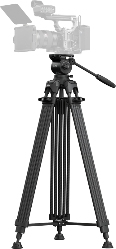 SmallRig 5443 FSD14 FreeSpeed Heavy-Duty Carbon Fiber Tripod - imagine 2