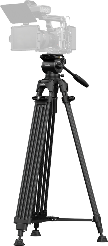 SmallRig 5443 FSD14 FreeSpeed Heavy-Duty Carbon Fiber Tripod - imagine 4