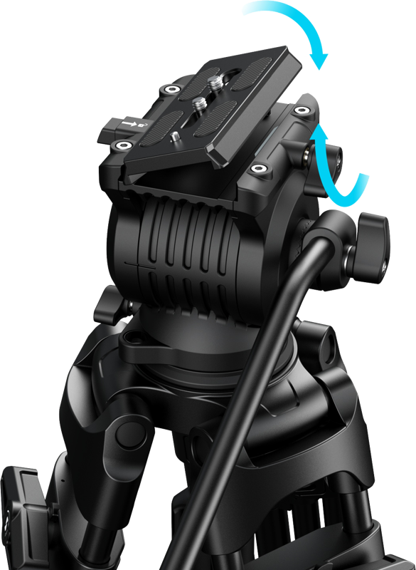 SmallRig 5442 FSD14 FreeSpeed Heavy-Duty Aluminum Alloy Tripod - imagine 3