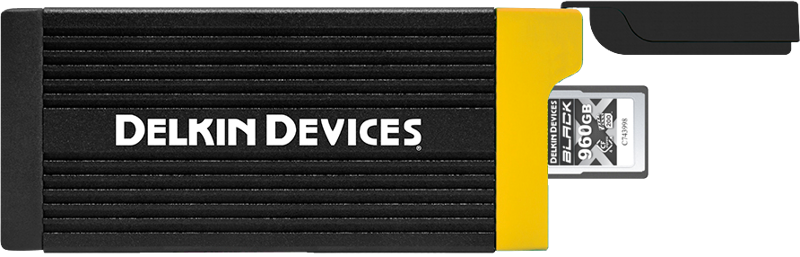 Delkin CFexpress 4.0 BLACK | Type A | VGP200, R1830/W1740 I 960GB,Card CFExpress cititor de carduri inclus - imagine 3