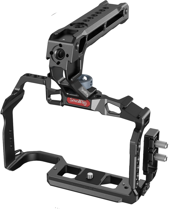 Kit carcasa camera foto video mirrorless cu maner, SmallRig 3830 Handheld Kit For Canon EOS R5/ R6/ R5 C - imagine 5