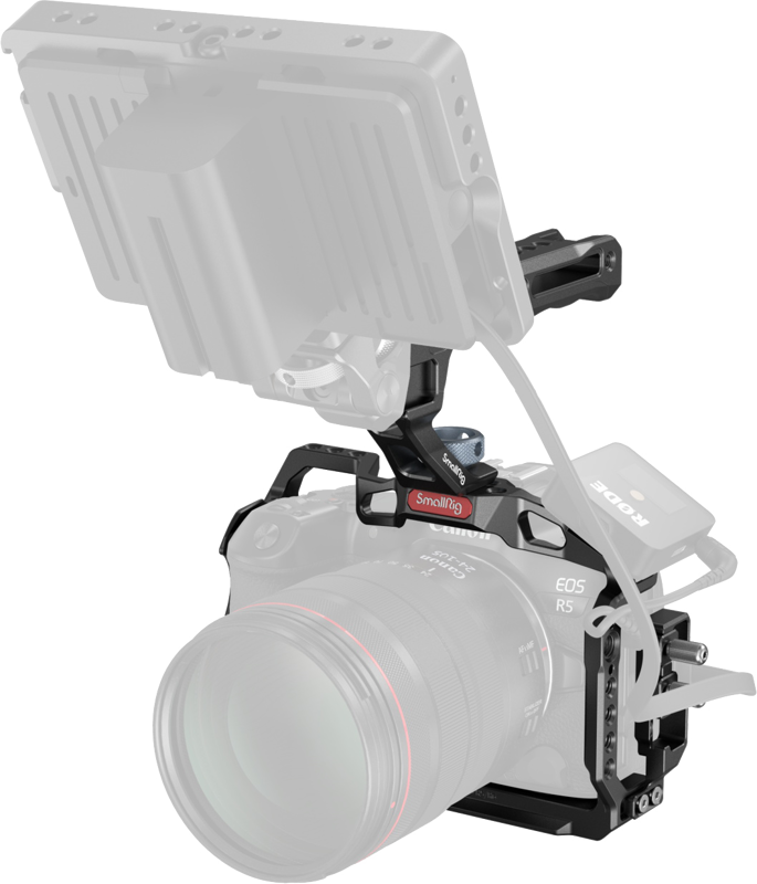 Kit carcasa camera foto video mirrorless cu maner, SmallRig 3830 Handheld Kit For Canon EOS R5/ R6/ R5 C - imagine 7