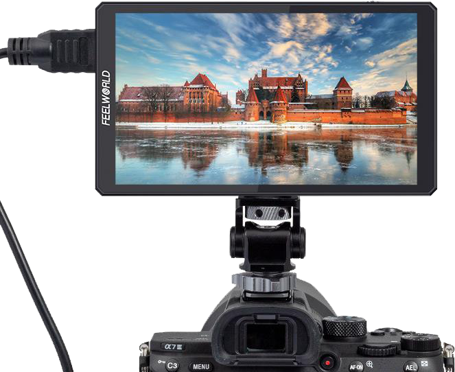 Feelworld Monitor CUT6S 6" recording monitor w. SDI, Monitor extern video - imagine 2