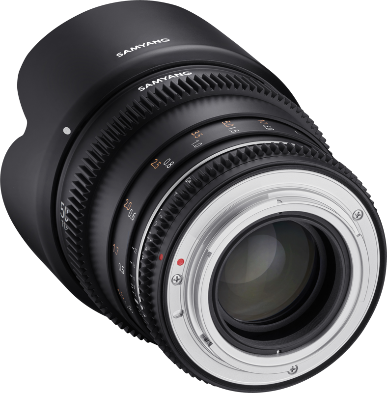 Samyang 50mm T1.5 VDSLR MK2 Sony FE Obiectiv video cinematic, Full Frame, Diafragma T1.5, Filtru 77mm, Weather Sealing - imagine 2