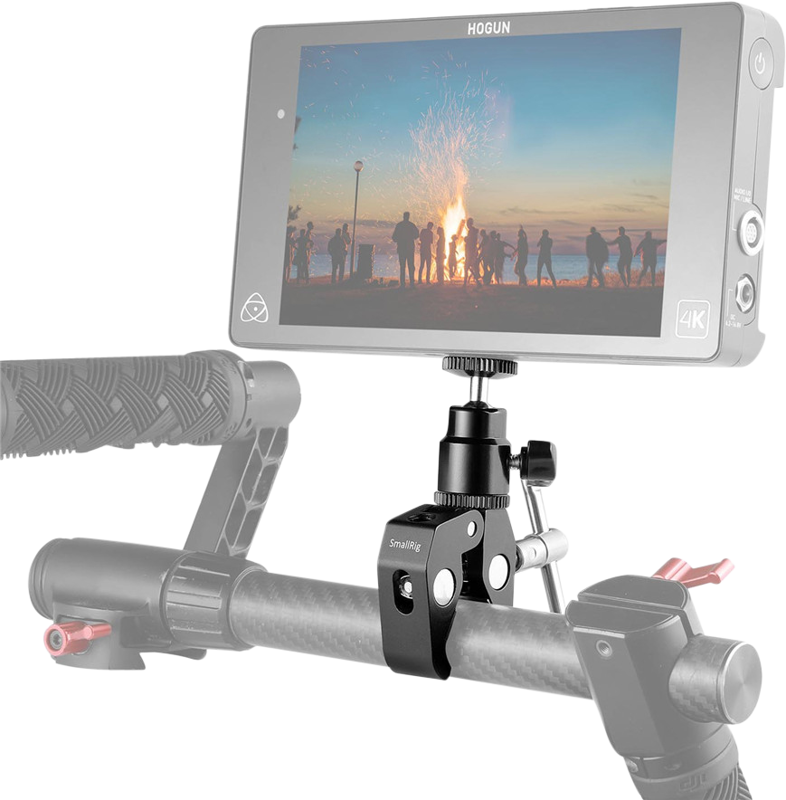 SmallRig 1124 Ball Head Mount and CoolClamp, Clema tip menghina cu cap rotund - imagine 3