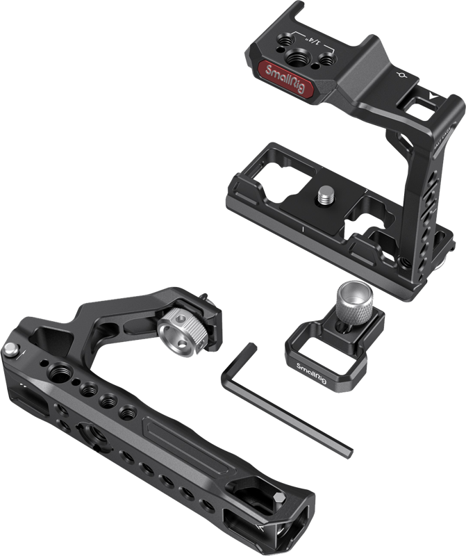 Kit carcasa camera foto video mirrorless cu maner, SmallRig 3237 Half Cage Kit For Sony A7S III - imagine 2