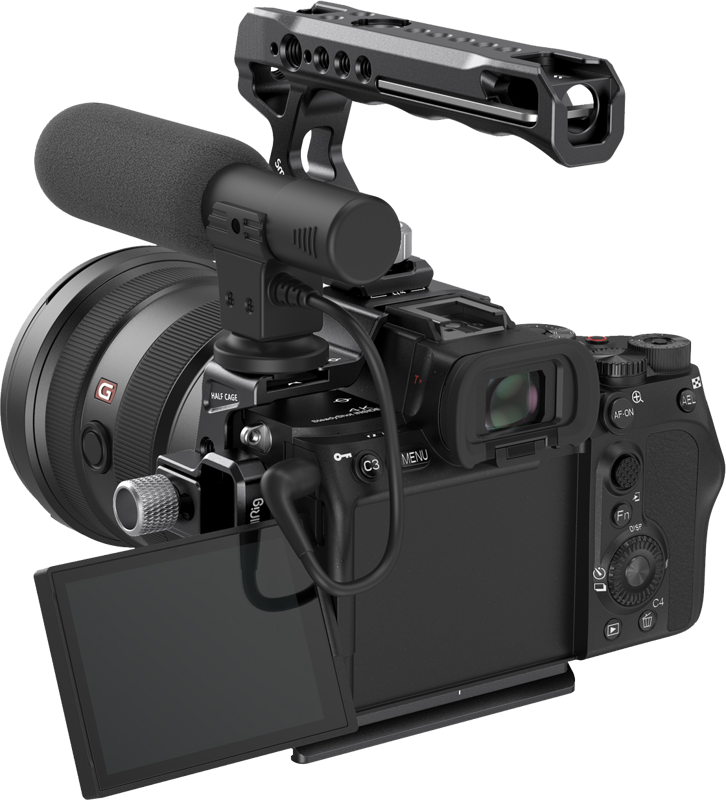 Kit carcasa camera foto video mirrorless cu maner, SmallRig 3237 Half Cage Kit For Sony A7S III - imagine 4