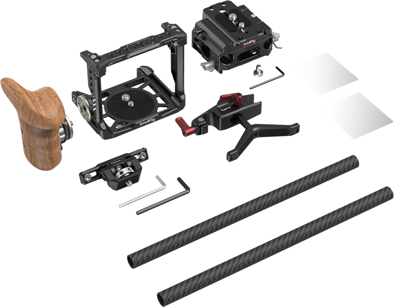 Kit carcasa camera foto video mirrorless cu maner, SmallRig 3208 Master Kit for Red Komodo - imagine 2