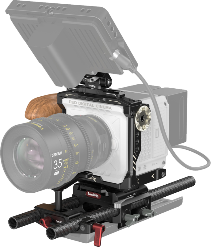 Kit carcasa camera foto video mirrorless cu maner, SmallRig 3208 Master Kit for Red Komodo - imagine 4