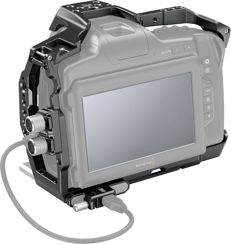 Kit carcasa camera foto video mirrorless cu maner si parasolar, SmallRig 3298 Cage & Accessory Kit Standard for BMPCC 6K Pro - imagine 2