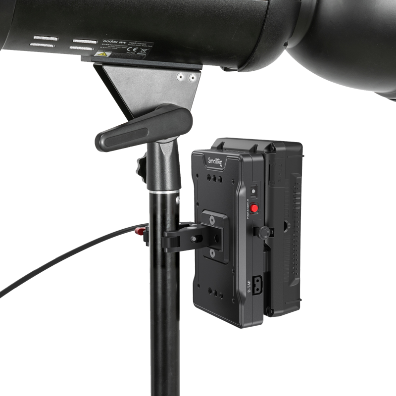 SmallRig 3202 Battery Adapter Plate V-Mount w Crab Shaped Clamp - imagine 4