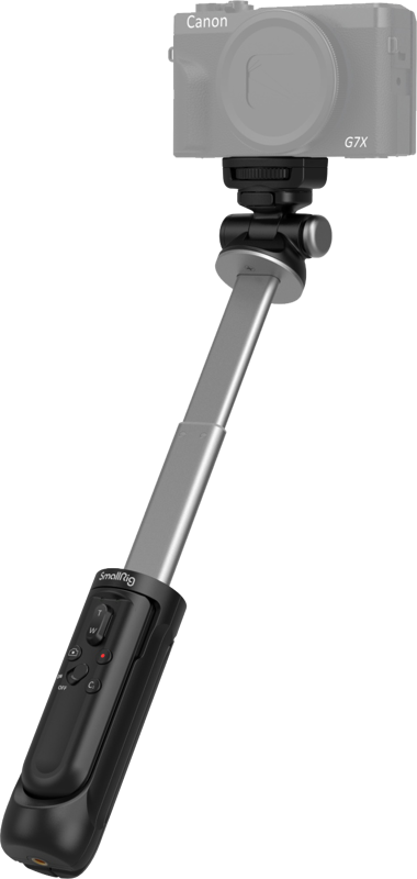 SmallRig 3326 SR-RG1 Wireless Shooting Grip, Minitrepied si selfie stick cu telecomanda - imagine 4