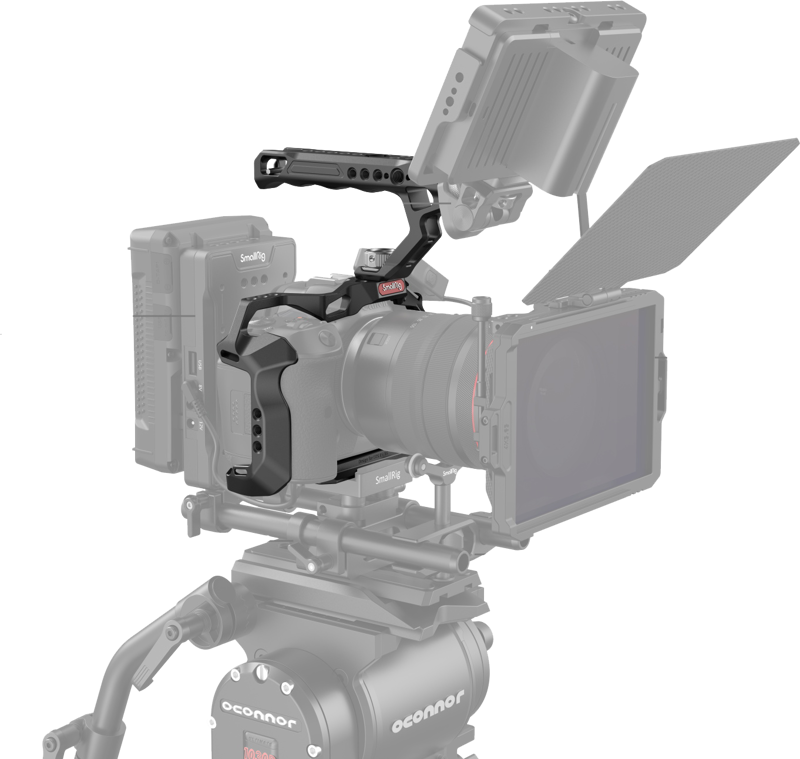 Kit carcasa camera foto video mirrorless cu maner, SmallRig 3830 Handheld Kit For Canon EOS R5/ R6/ R5 C - imagine 4