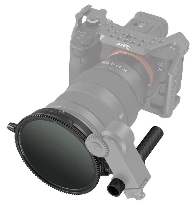 SmallRig 3864 Filter Kit CPL/VND 95mm with Rod Clamp, Set filtre polariza / ND - imagine 3