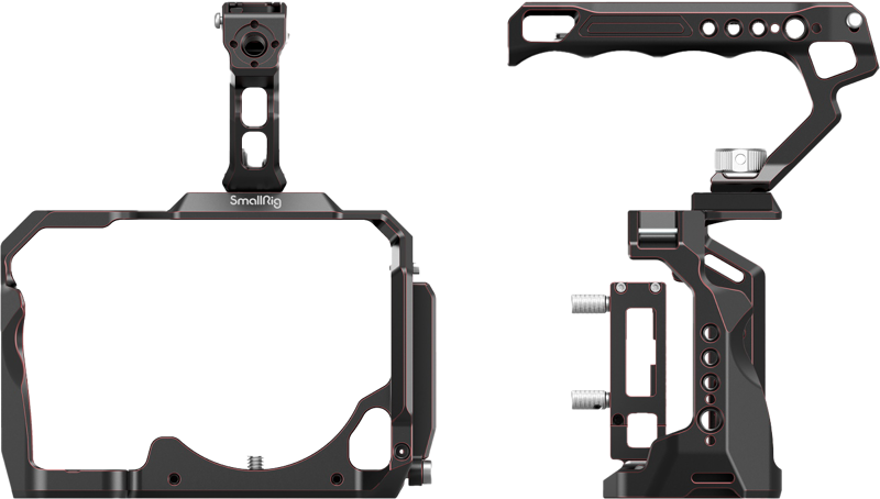 Kit carcasa camera foto video mirrorless cu maner, SmallRig 4098 Handheld Cage Kit For Nikon Z5 / Z6 / Z7 /X6II / Z7II (Limited - imagine 3