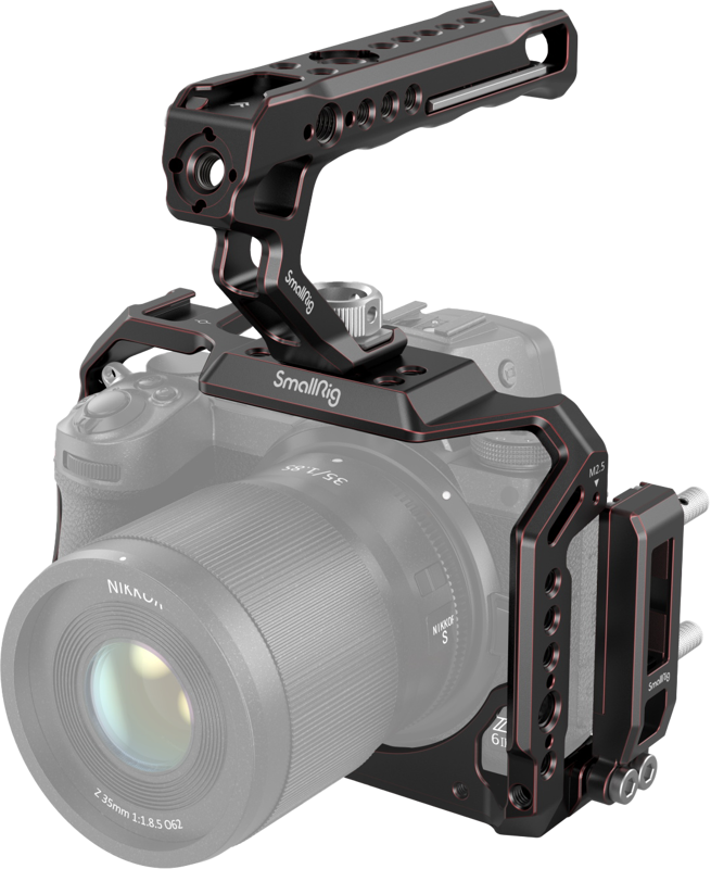 Kit carcasa camera foto video mirrorless cu maner, SmallRig 4098 Handheld Cage Kit For Nikon Z5 / Z6 / Z7 /X6II / Z7II (Limited - imagine 4