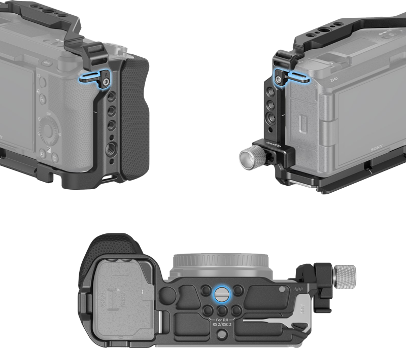 Smallrig 4257 Cage Kit for Sony ZV-E1, Carcasa camera foto video mirrorless - imagine 2