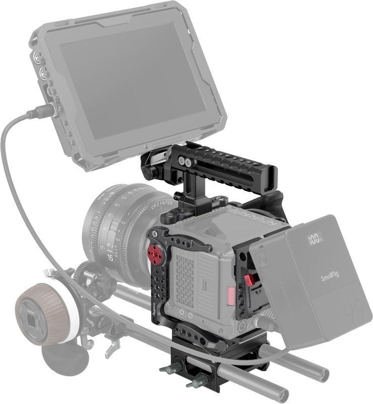 SmallRig 4111 Cage Kit Advanced for RED Komodo,Kit carcasa camera video cu maner - imagine 3
