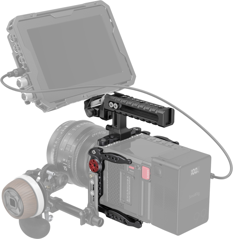 Kit carcasa camera foto video mirrorless cu maner, SmallRig 4110 Cage Kit Basic for RED Komodo / Komodo-X - imagine 4